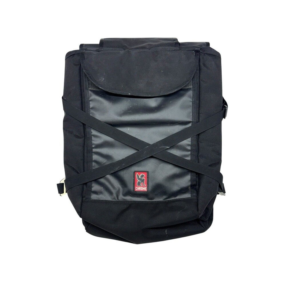 Chrome Industries Bravo Waterproof Lined Carry Biker Backpack Rolltop Black